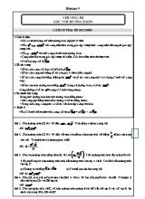 Đề cương ôn thi Hình học Lớp 9 - Chương III Góc với đường tròn